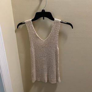 Sweater knit tank top!
